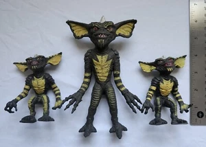 Three (3) Vintage 1984 LJN Toys Gremlins Figures - Stripe - Two 4” and One 6" - Picture 1 of 5