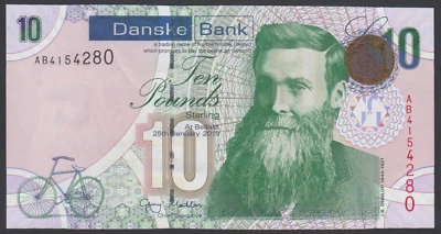 Northern Ireland  10 Pounds  2013  AU  P. 212, Banknote, Uncirculated - Image 1 of 2