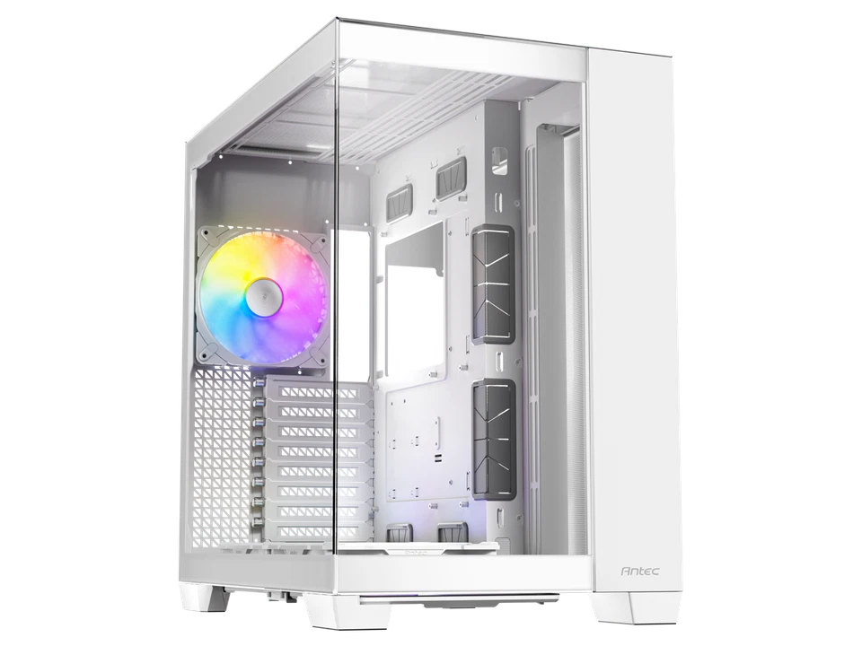 Antec C8 ARGB White, 2x TQR 160mm & 1x TQ 140mm ARGB PWM Fans Included,dual-cham - Image 1 of 4