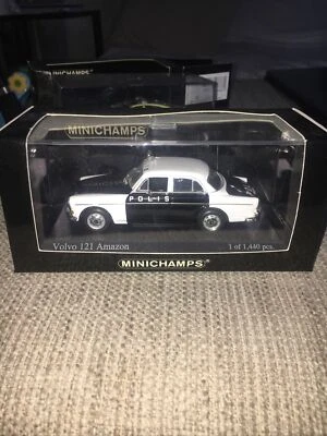 MINICHAMPS 1.43 Volvo 121 Break Polis Police New Boxed Rare 1966 Police Car - Image 1 of 4