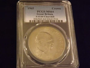 1965   CROWN      GREAT BRITAIN      PCGS   MS 64 - Picture 1 of 2