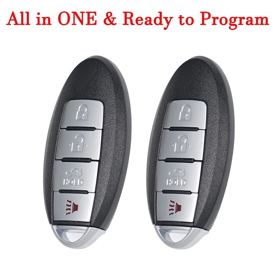 2 para Nissan 370Z 2009-2015 mando a distancia coche entrada sin llave llavero KR55WK49622 Foto 1 de 3