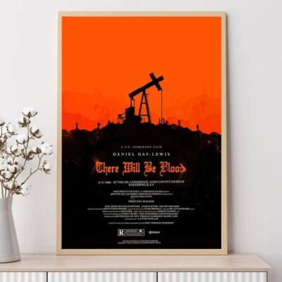 There Will Be Blood-Movie Poster, Art Prints, Home Decor, Wall Art