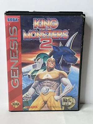 King of the Monsters 2 (Sega Genesis, 1994) sin alquiler manual limpiado probado Foto 1 de 4
