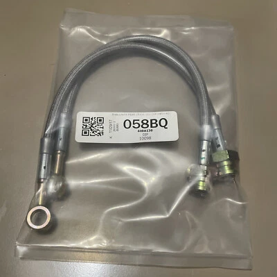 Líneas de freno trasero DIFtech para Nissan 240SX Stock trenzado acero inoxidable 10098 Foto 1 de 2