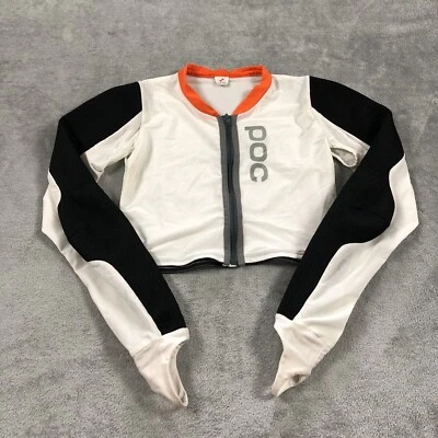 Chaqueta de brazo completo POC Polygiene para mujer corta mediana acolchada cremallera completa malla blanca Foto 1 de 4