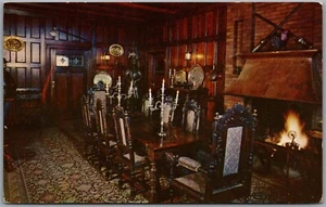 Postcard Victoria British Columbia Baronial Hall Olde English Inn Interior View - Picture 1 of 2