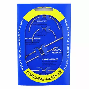OSBORNE Household, Sails, Canvas, Leather & Shoe Repair Unique Needle Kit - Picture 1 of 1