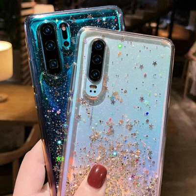 Shockproof Clear Glitter Phone Case For Samsung Galaxy S25 S24 S23 S22 S20 A52 - Image 1 of 4