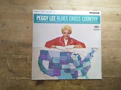 Peggy Lee Blues Cross Country Very Good Vinyl LP Record Album T1671 - Image 1 of 4