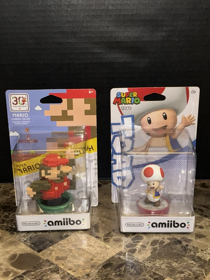 Nintendo 3ds Wii U Amiibo Super Mario Bros 30th Anniversary Classic Color