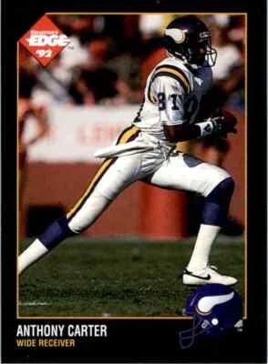 1992 Collectors Edge Anthony Carter Minnesota Vikings #97 - Image 1 of 2