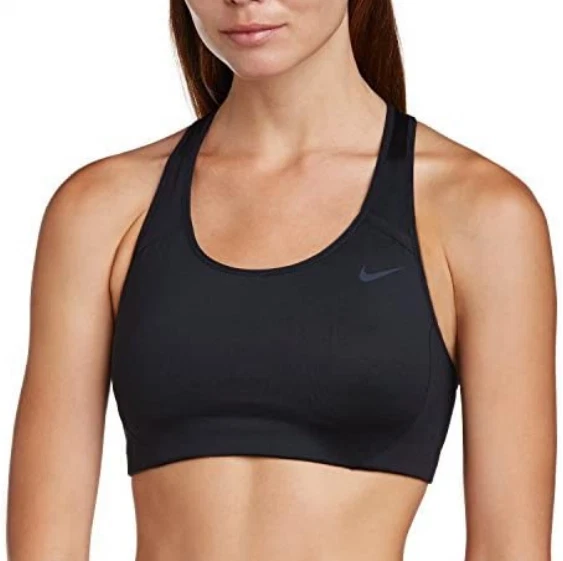 NEW! NIKE [M] Women's DRI-FIT "Y" Back HIGH SUPPORT Sports Bra-Black 706579-010 - Image 1 of 1