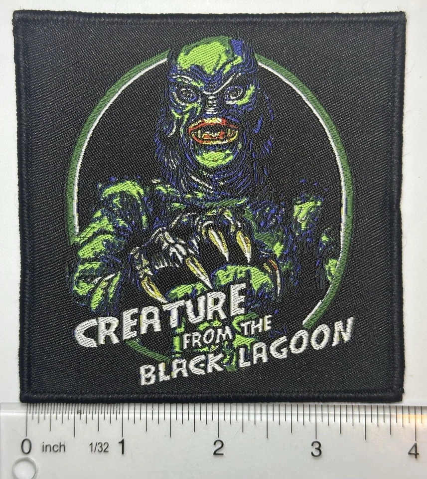 Creature From The Black Lagoon Black Border Woven Patch  - Image 1 of 1