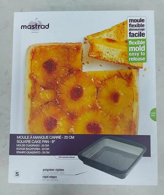 BRAND NEW Square Cake Pan, 23cm, Mastrad Paris, Silicone Non Stick - Image 1 of 4