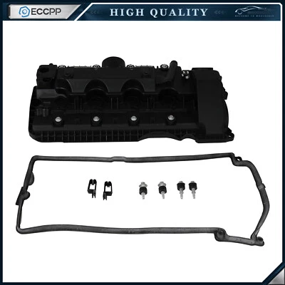 Cubierta de válvula de motor con junta para BMW 545i 550i 645Ci 4.4L 4.8L 04-10 11127563474 Foto 1 de 4