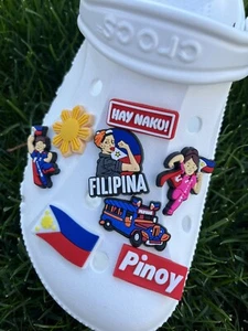 Set Of 8🇵🇭Filipino Shoe Charms- Pinoy Culture-US SELLER-Kabayan!! - Picture 1 of 2