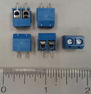 50pc Terminal Block 14-22AWG 300V 15A 120C PA66 UL94V-0 Jieke JK301-500-02P - Picture 1 of 5