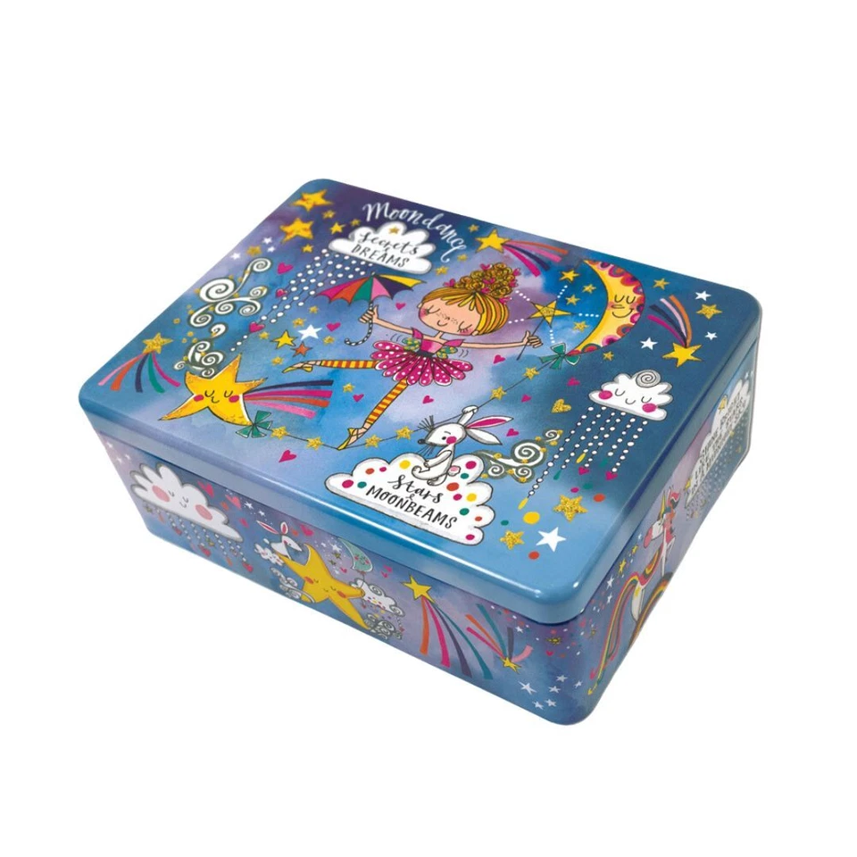 Rachel Ellen Moon Dance Secrets and Dreams Storage Tin Gift Ideas for Children - Image 1 of 1