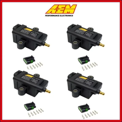 Juego de 4 bobinas de encendido inteligentes inductivas AEM IGBT de alto rendimiento CDI 30-2853 Foto 1 de 4