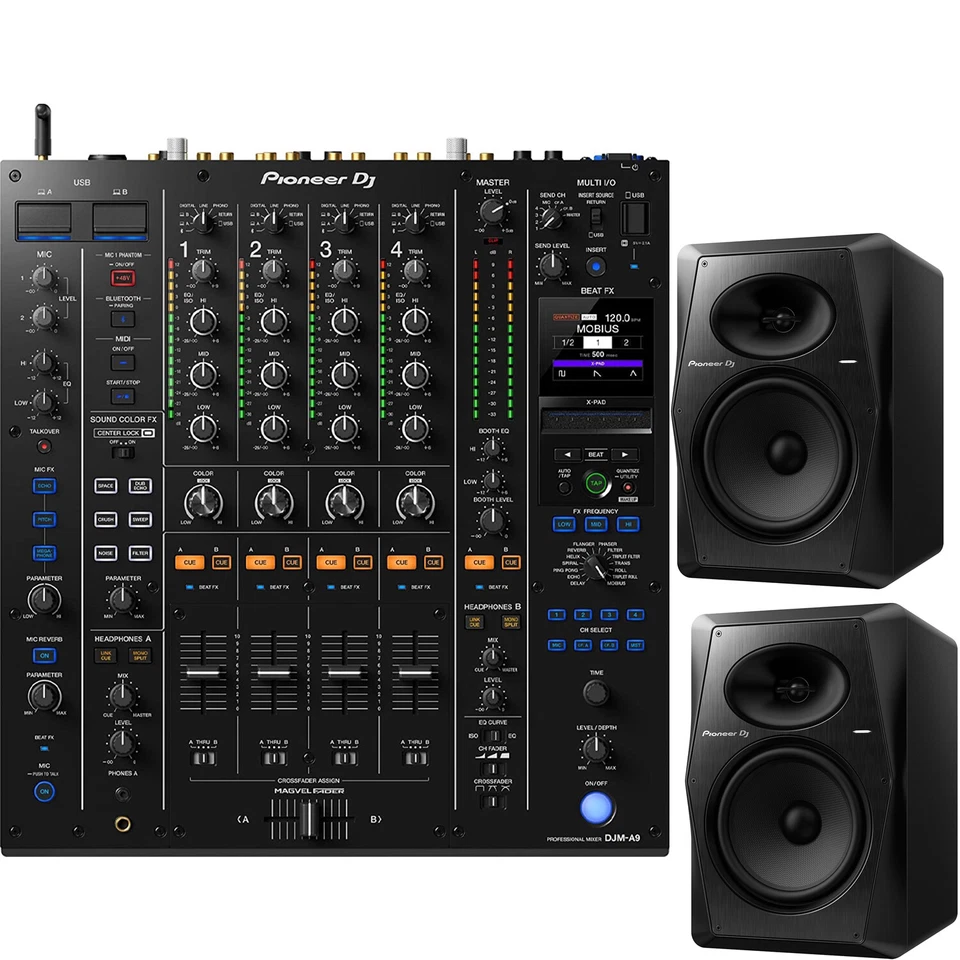 Pioneer DJM-A9 Professional DJ Mixer 4ch Flagship Model Black Sound Music Audio