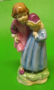 Vintage Royal Worcester Figure BABES IN THE WOOD 3302 - F.G.Doughty - Picture 1 of 7