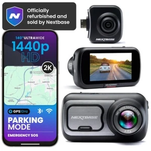 Nextbase 422GW Dash Cam with Rear View Camera Bundle - 2K 1440p/30fps Recording - Picture 1 of 6