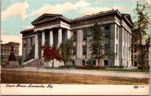 COURT HOUSE Louisville, Kentucky KY c1908 Postcard - Picture 1 of 2