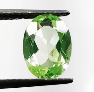 Piedras preciosas de turmalina verde amarillento natural menta de 1,50 quilates certificadas - Imagen 1 de 5