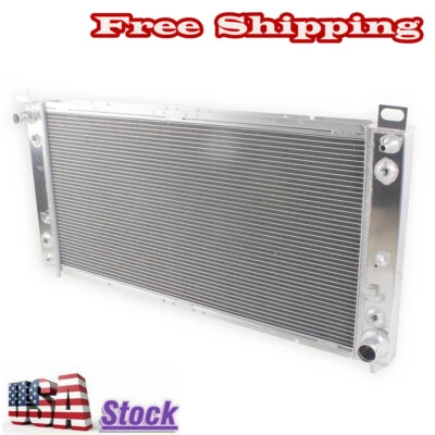 34" Aluminum Radiator For 1996-2014 AM General Cadillac Chevrolet GMC Hummer - Изображение 1 из 4