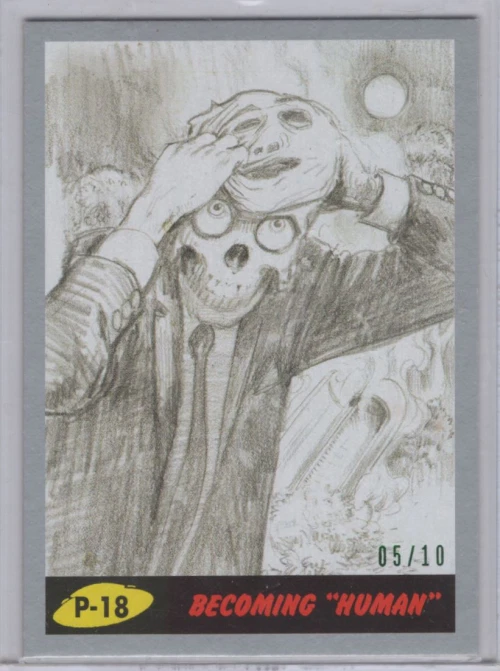 2017 Mars Attacks The Revenge Penciled Silver #P18 Becoming "Human" /10 - NM-MT - Bild 1 von 1