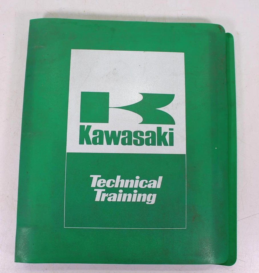 1973 KAWASAKIT TECHNICAL TRAINING BINDER W/ HISTORY AND VINTAGE MAGAZINE - Image 1 of 4