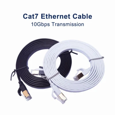 Câble Réseau Ethernet RJ45 CAT 7-Haut Débit 1M- 2M-3M-5M-10M-15M-20M-25M-30M - Immagine 1 di 4