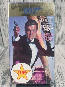 The Moore Classics: James Bond 007 - For Your Eyes Only (VHS, 1988, MGM) New - Picture 1 of 4