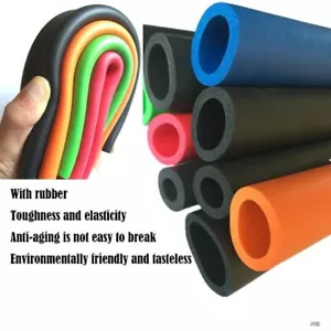 1M Fitness Equipment Handle Bars Thermal Insulation Rubber Pipe Sponge Foam Tube - Picture 1 of 11