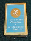 Vintage Mint sealed set Milwaukee Road Railroad Playing Cards blue deck