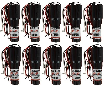 PARTS4PROS RCO410 3 in 1 Relay Hard Start Capacitor Kit Refrigerator 1/4-1/3 HP 115VAC 10x