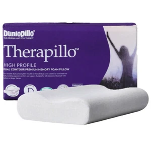 Dunlopillo Therapillo Premium Memory Foam Pillow Contoured High Profile - Picture 1 of 6