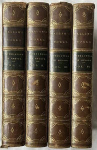 INTRODUCTION TO THE LITERATURE OF EUROPE. H. HALLAM, 1866. FOUR VOL. SET ANTIQUE - Picture 1 of 17