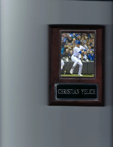 CHRISTIAN YELICH PLAQUE BASEBALL MILWAUKEE BREWERS MLB Cover