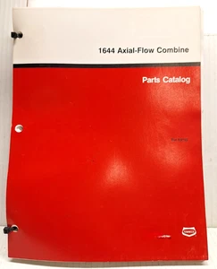 USED OLD STOCK PARTS CATALOG FOR CASE IH 1644 AXIAL-FLOW COMBINE BUR 8-9160 - Picture 1 of 4