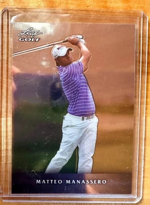 2011 Leaf Metal Limited Black Stripe Matteo Manassero #M-MM1 - Image 1 of 2