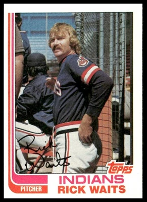 1982 Topps #573 Rick Waits Cleveland Indians - Image 1 of 2