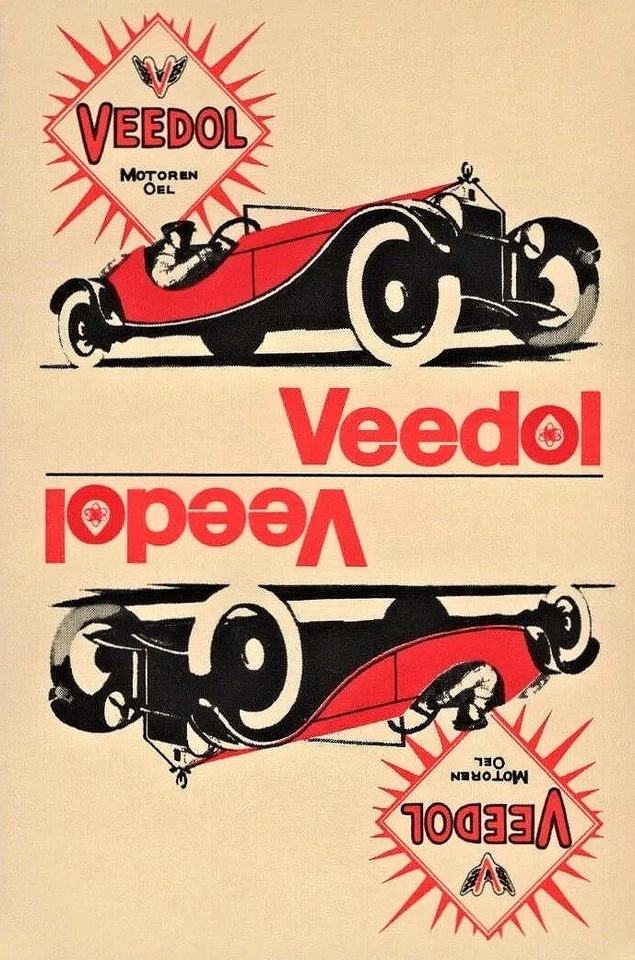 Vintage Veedol  new #2  5X7 PHOTO REPRINT FROM OLD CARD - Image 1 of 1
