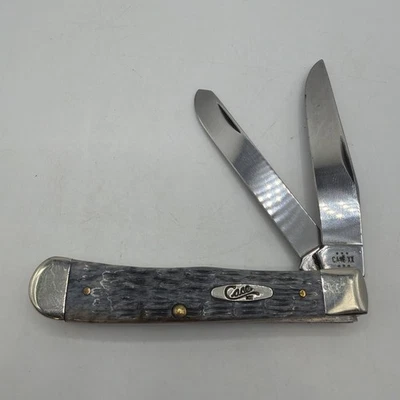 Estuche xx Bolsillo Usado Crandall Jigged Gris Hueso Trampero EE. UU. 6254 CS Foto 1 de 4