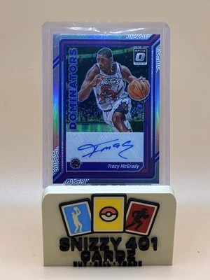 2023-24 Panini Donruss Optic Tracy McGrady Dominators Silver Prizm Auto/49 Foto 1 de 4