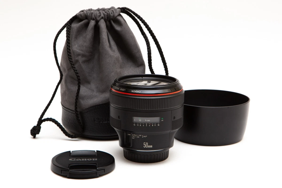 Canon EF Camera Lenses 50mm Focal f/1 Maximum Aperture for sale - eBay