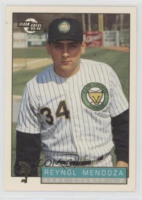 1993-94 Fleer Excel Rey Mendoza #193 Rookie RC - Image 1 of 2