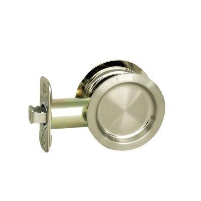 Better Home Products Puerta de Bolsillo Pasaje en Níquel Satinado Artículo # 819SN Foto 1 de 4