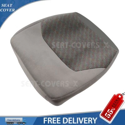 For Ford 1995 1996 1997 F150 F250 F350 XLT Driver Bottom Cloth Gray Seat Cover - Image 1 of 4